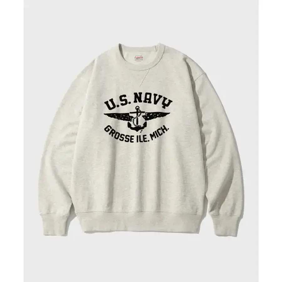 아웃스탠딩 MIL SWEAT GROSSE ILE OATMEAL 439879