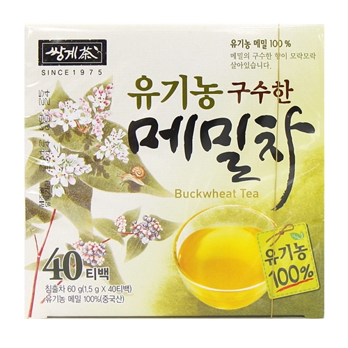 김동곤명인명차 김동곤 명인 무농약 메밀차 40티백이미지입니다. 누르면 해당 게시물로 새창이동합니다.