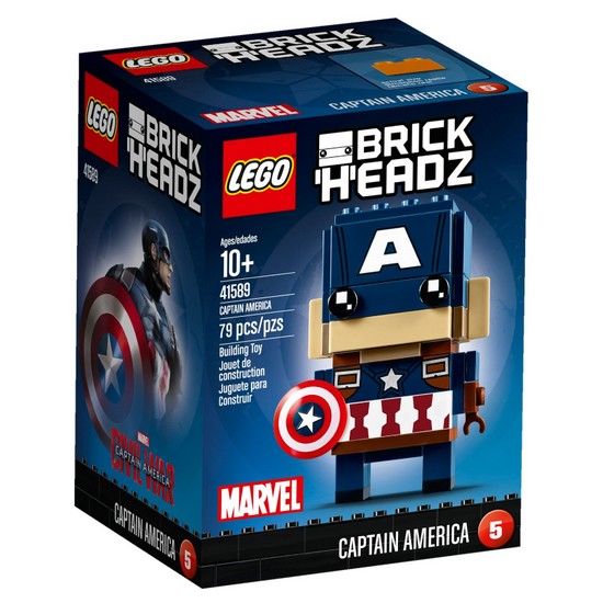 레고 ㅤ브릭헤즈 마블 캡틴 아메리카 (41589) (일반구매)_이미지
