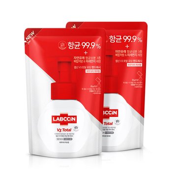 랩신 V3 토탈 포밍 핸드워시 리필 200ml (2개)_이미지