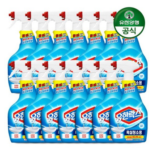 유한락스 욕실청소용 650ml (14개)