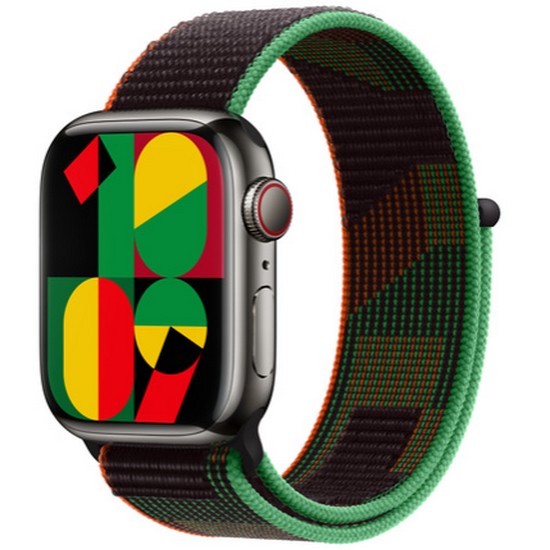 APPLE 워치 스포츠 루프 (Black Unity) (38mm/40mm/41mm)_이미지