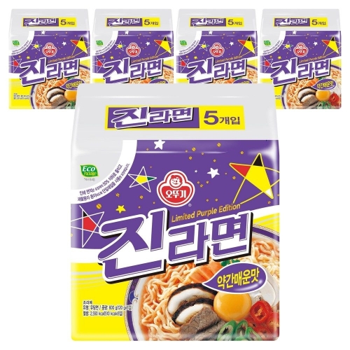 오뚜기 진라면 약간매운맛 120g (25개)_이미지