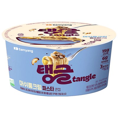 삼양식품 탱글 머쉬룸크림파스타 큰컵 105g (10개)_이미지