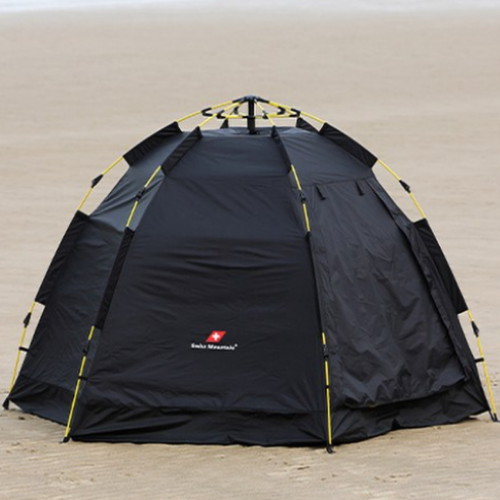 스위스마운틴 헥사돔 원터치 텐트 5인용 블랙_이미지