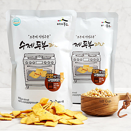 미가푸드 수제 두부과자 110g (3개)_이미지