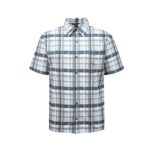 체크 패턴 매직홀 소재 포켓 셔츠 L11E2JS234