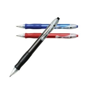  BIC 벨로시티 노크식볼펜/0.7mm/적색-0.7mm/적색