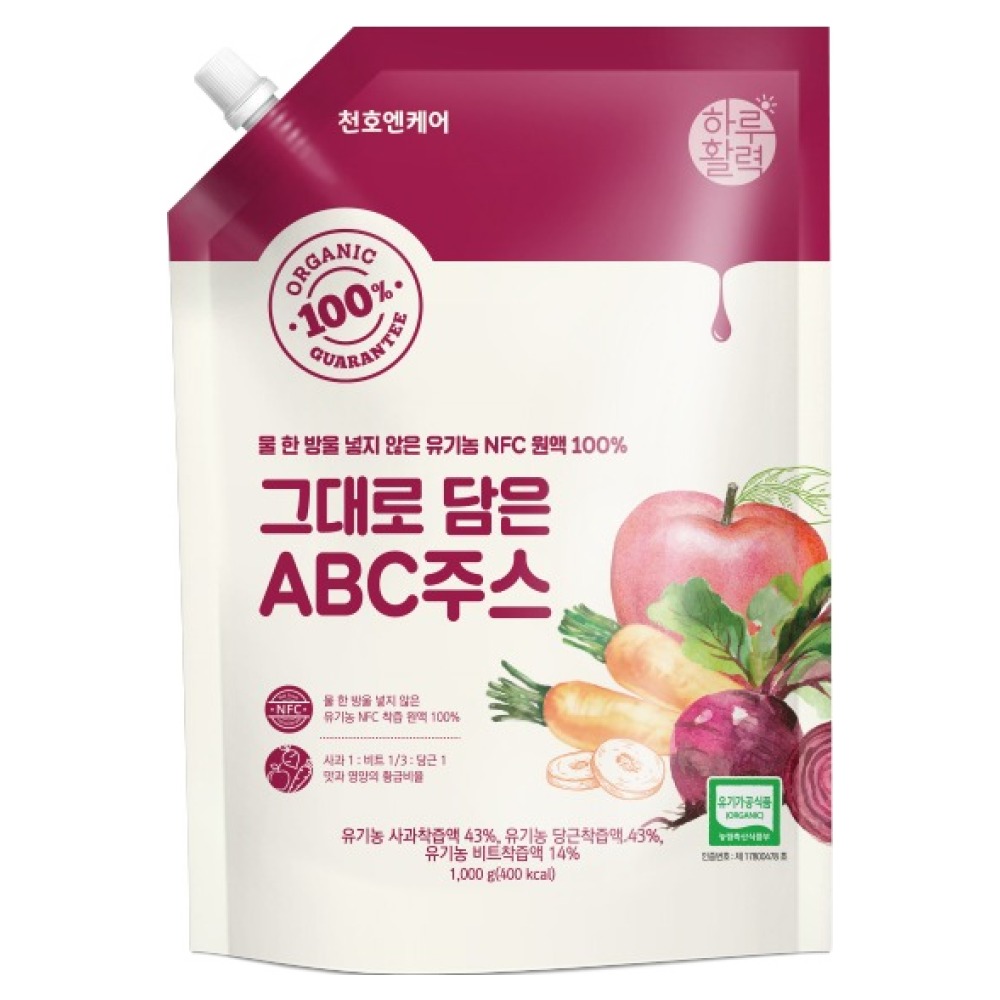 천호엔케어 NFC착즙원액 유기농 ABC주스 1000g