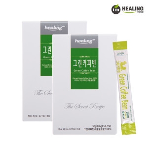  힐링 그린커피빈 600mg x 50스틱 1박스