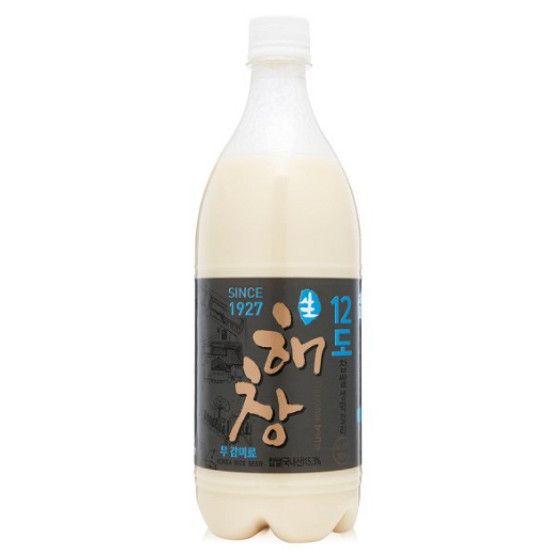해창주조 해창 찹쌀 생막걸리 12도 900ml (2개)_이미지