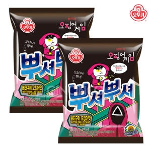 오뚜기 뿌셔뿌셔 버터구이 오징어맛 90g (2개)