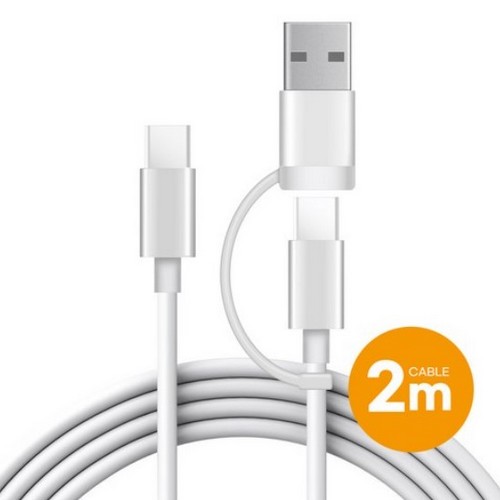 코시 C to 2in1 100W 케이블 UC2085C (2m)_이미지