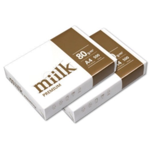 한국제지 밀크 프리미엄 복사용지 A4 80g (1,000매)_이미지