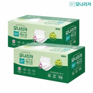 스마일 비말차단 마스크 평판 대형 KF-AD 50매2입