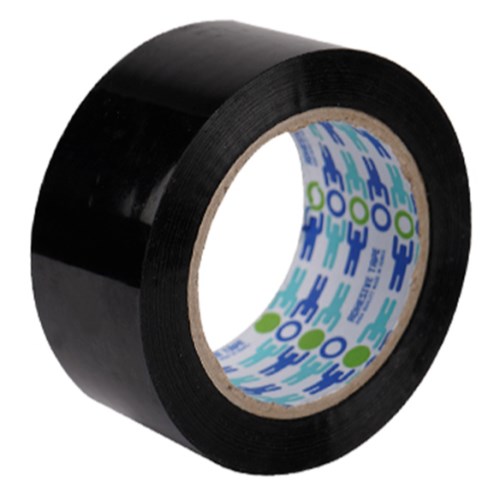 우림 중포장 컬러 박스테이프 검정 48mm x 80m (40개)_이미지