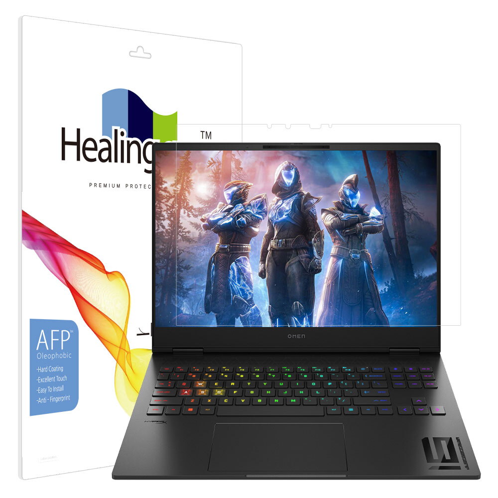 폰트리 힐링쉴드 HP 오멘 16 슬림 u1042TX 올레포빅 고광택 액정보호필름_이미지