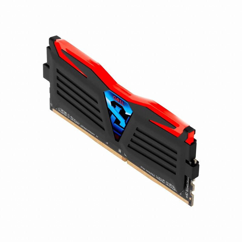 GeIL DDR4-2400 CL17 SUPER LUCE BLACK 레드 패키지 (8GB(4Gx2))_이미지