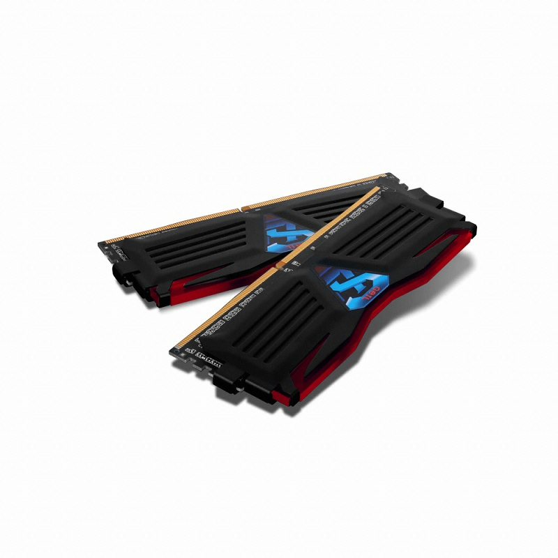 GeIL DDR4-2400 CL17 SUPER LUCE BLACK 레드 패키지 (8GB(4Gx2))_이미지