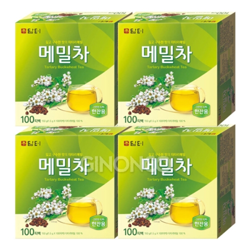 담터 메밀차 티백 100티백 (4개)
