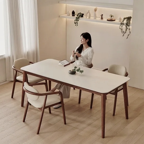 로라 세라믹 원목 식탁 1800