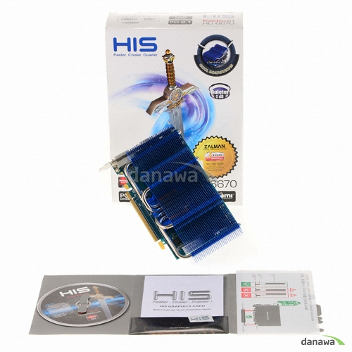 HIS �󵥿� HD 6670 iSilence 5 D3 1GB �߸���ũ