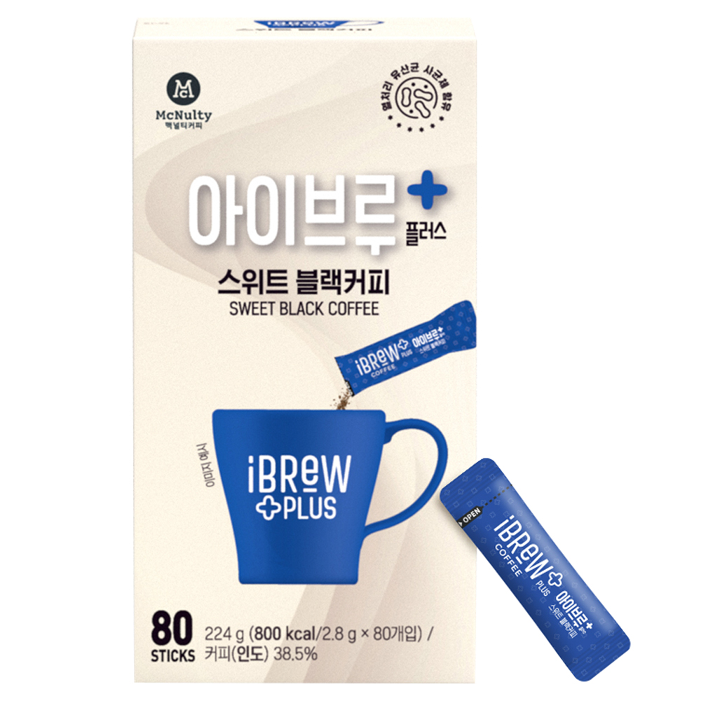 아이브루 플러스 스위트 블랙커피 80개입