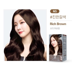 먹물 헤어 칼라 N5 진한갈색 대용량 200g