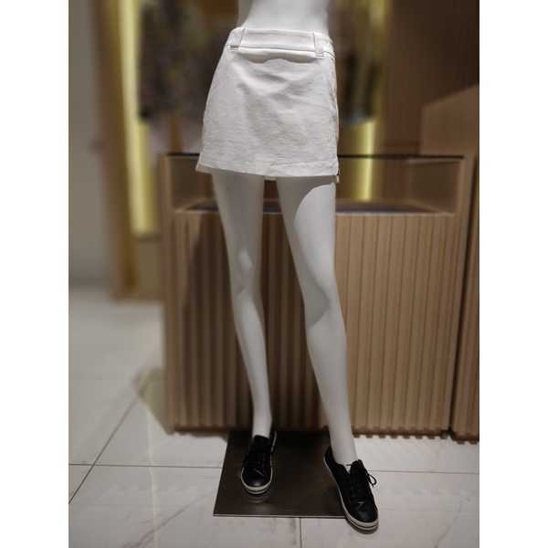 파리게이츠 나일론 스판 A라인 스커트 521D1PC402_WH_이미지