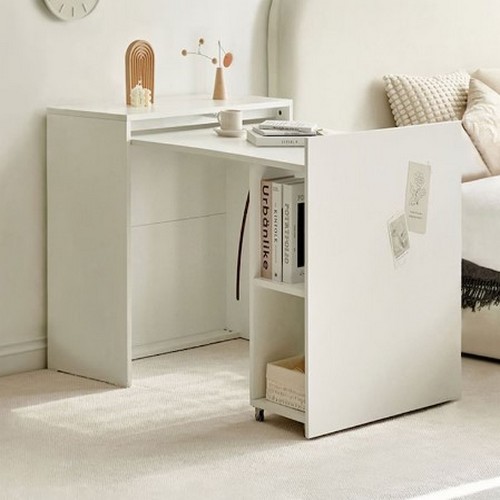 포더홈  탭업 폴딩 확장형 슬라이딩 접이식 다용도 식탁 600 (의자별도)