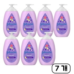 존슨즈베이비 베드타임 로션 펌프형 500ml (7개)_이미지