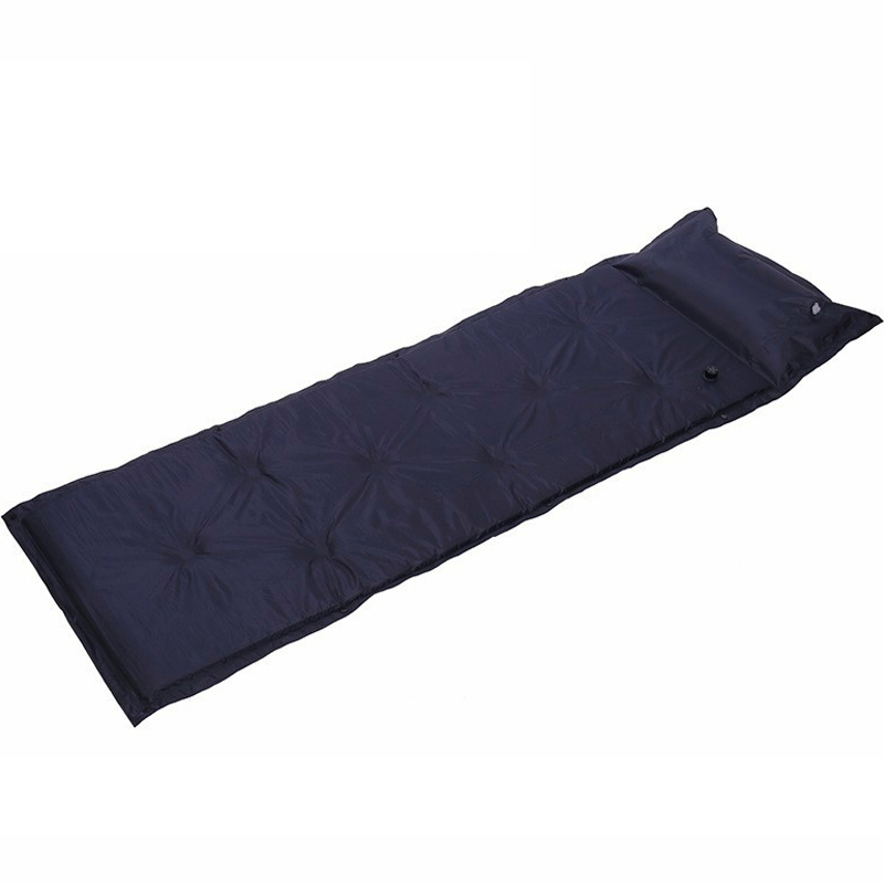 참리빙 차박 캠핑 자충 매트 에어 패드 블루 (57x183)