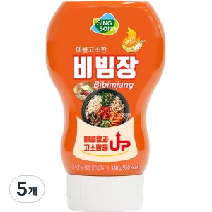 신송식품 매콤 고소한 비빔장 380g (5개)_이미지