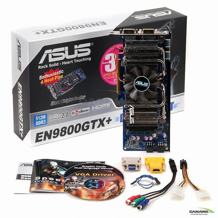 ASUS ������ 9800GTX+ 512MB DARK KNIGHT