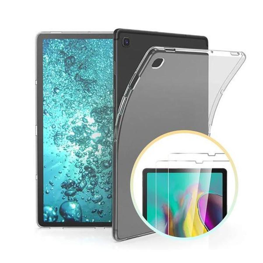 갤럭시탭A 8.0 2019 with S pen 젤리 TPU 케이스+강화유리 액정필름 2매 S11716766