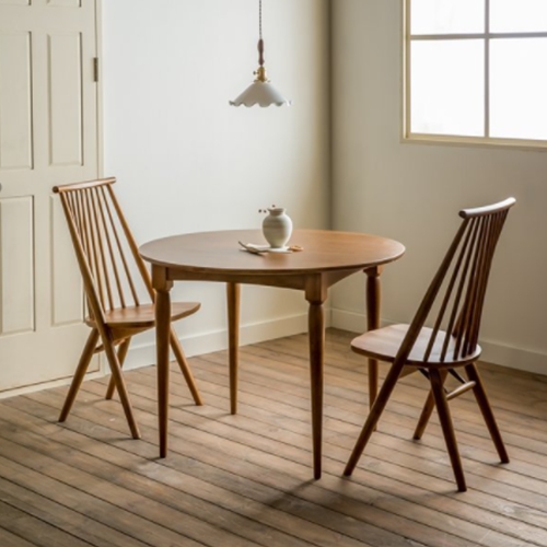 레베카 원형 원목 식탁 1000