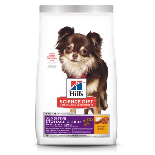 힐스 사이언스 다이어트 독 어덜트 센서티브 스토막&스킨 스몰&미니 6.8kg (1개)_이미지