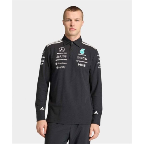 아디다스 메르세데스 AMG F1 팀 엔지니어 롱슬리브 폴로 블랙 KE5514 2549466_이미지