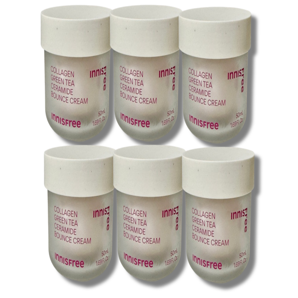 이니스프리 콜라겐 그린티 세라마이드 탄력장벽 크림 50ml (6개)_이미지