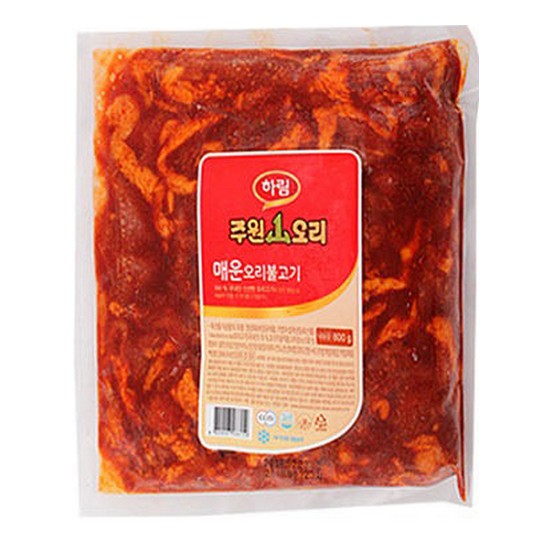 하림 주원산오리 매운오리불고기 800g (2개)_이미지