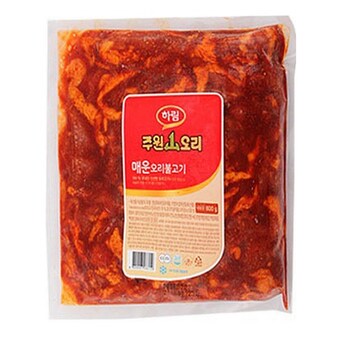 하림 주원산<b>오리</b> 매운<b>오리</b>불고기 800g