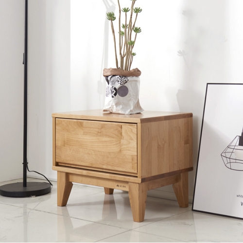 엠하우스 카모 엘다원목 1단 서랍장 협탁 550_이미지