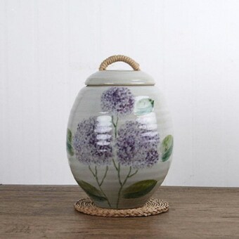 <b>여주</b>공방 보라수국 <b>쌀</b>항아리 <b>10kg</b>