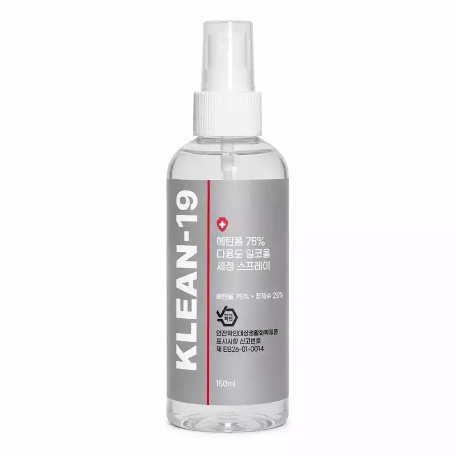 에탄올 75% 다용도 알코올 세정 스프레이 150ml