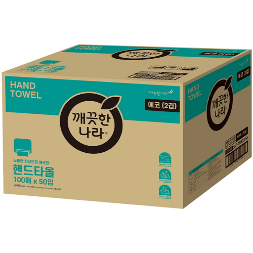 깨끗한나라 에코 핸드타월이미지입니다. 누르면 해당 게시물로 새창이동합니다.