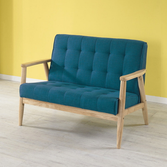 파로마 델핀 패브릭 소파 2인용