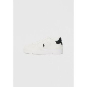 폴로 랄프 로렌 로우 탑 레이스 유니섹스 운동화 흰색/검은색 7075354 148706978