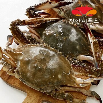 장안씨푸드 국내산 가을 햇꽃게 특대 대사이즈1kg (1개)
