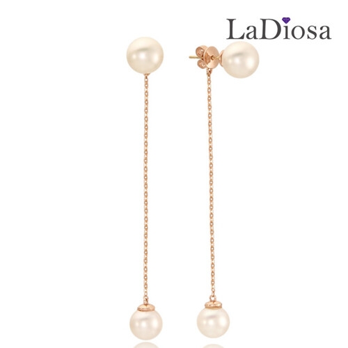  18K 라디오사 진주 귀걸이 LK18OP-228E