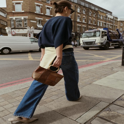 자라 VAMSII 보스턴 토트백 여성용 기념품 선물 레트로 쇼핑백 친환경 베이지. 미디엄134001